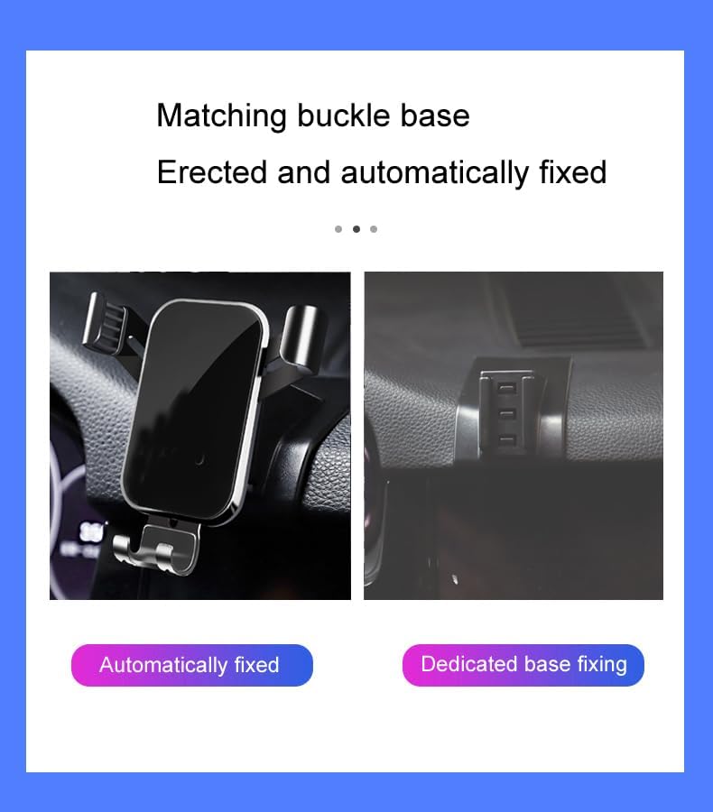 Miniatura 2 de Soporte de teléfono para automóvil compatible con Porsche Cayenne, soporte de navegación, rejillas de ventilación de aire acondicionado, accesorios