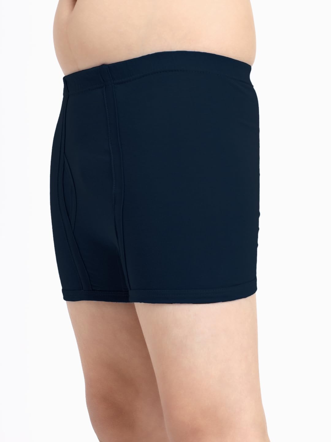 FUNKOOL Boy's Pure Cotton Classic Solid Trunks (Pack of 6) (Jazz Junior IE Pack of 6_Assorted 2
