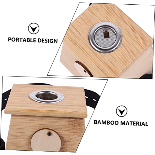 Caja portátil de moxibustión de bambú para terapia, alivio de articulaciones y músculos, ligera y conveniente para viaje y uso al aire libre miniatura 2