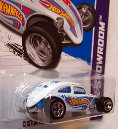 Hot Wheels 2012-176 Volkswagen Beetle Blanco 1:64 miniatura 3