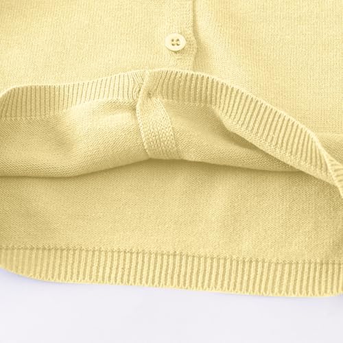 School Uniform for Girls Sweaters Long Sleeve Crewneck Fall Cardigan Trendy Button up Knitted Sweater Kids Clothes4