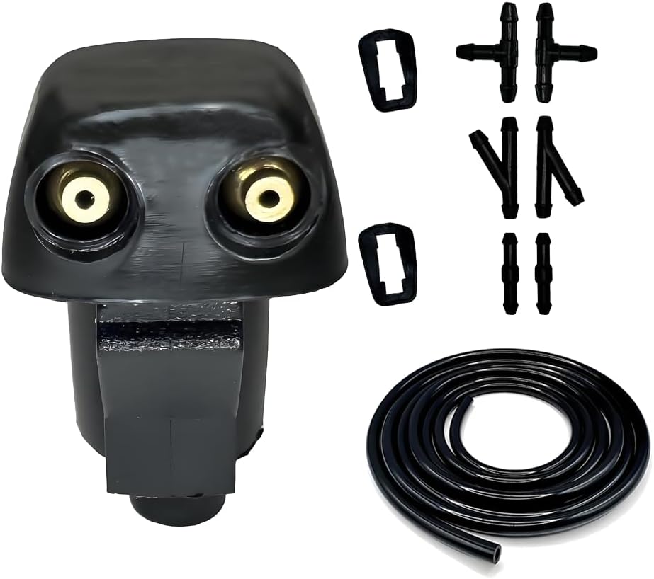 25823360 Front Windshield Washer Nozzle Kit Compatible with GMC Acadia 2007-2017, Saturn Outlook 2007-2010, Chevrolet Traverse 2013-2017, Buick Enclave 2007-2011