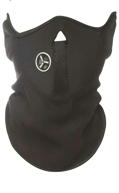 Cover up Neoprene Half Face Bike Riding Mask (Black)