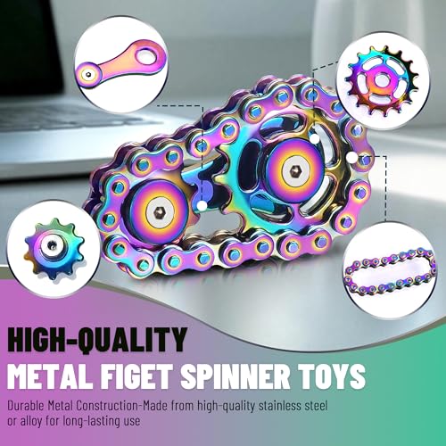 image for Chilvil Christmas Stocking Stuffers Gifts for Teens Boys Metal Fidget 