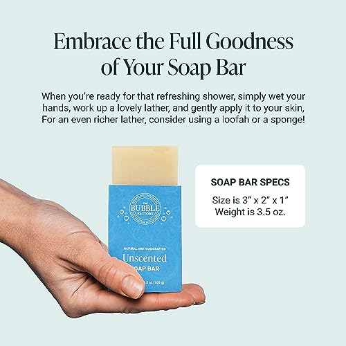 The Bubble Factory BF-BAR-CLA-03 Handmade Natural Bath & Body Soap Bar thumb #5