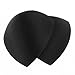 TENDYCOCO 3 Paare BH Pads Bikinis Pad Push up BH Einlagen Schwamm (schwarz)