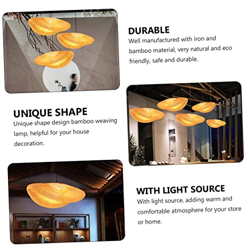 LABRIMP 1Pc Decoração Restaurante- **Cm Antigo Candelabro Pendurado Sombra Quente Ninho Gaiola Pinge