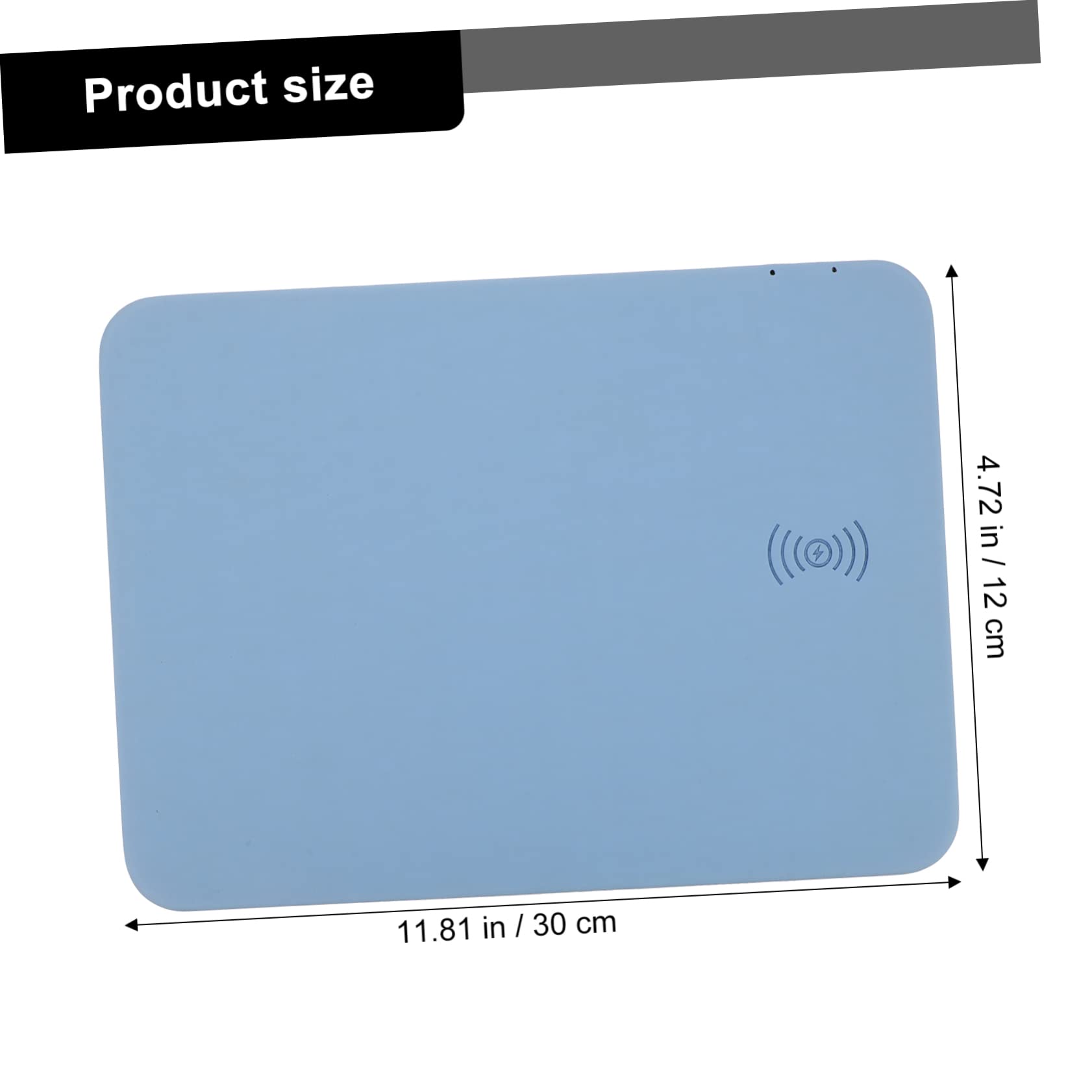 Gatuida Tappetino Mouse con Caricamento Wireless Design e per Gaming e Caricatore Adatto per Studenti e Insegnanti