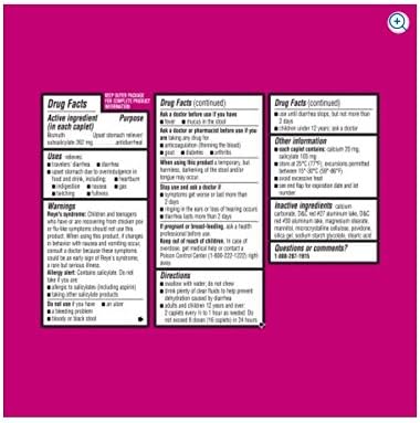 Equate Stomach Relief Caplets 40ct (2)