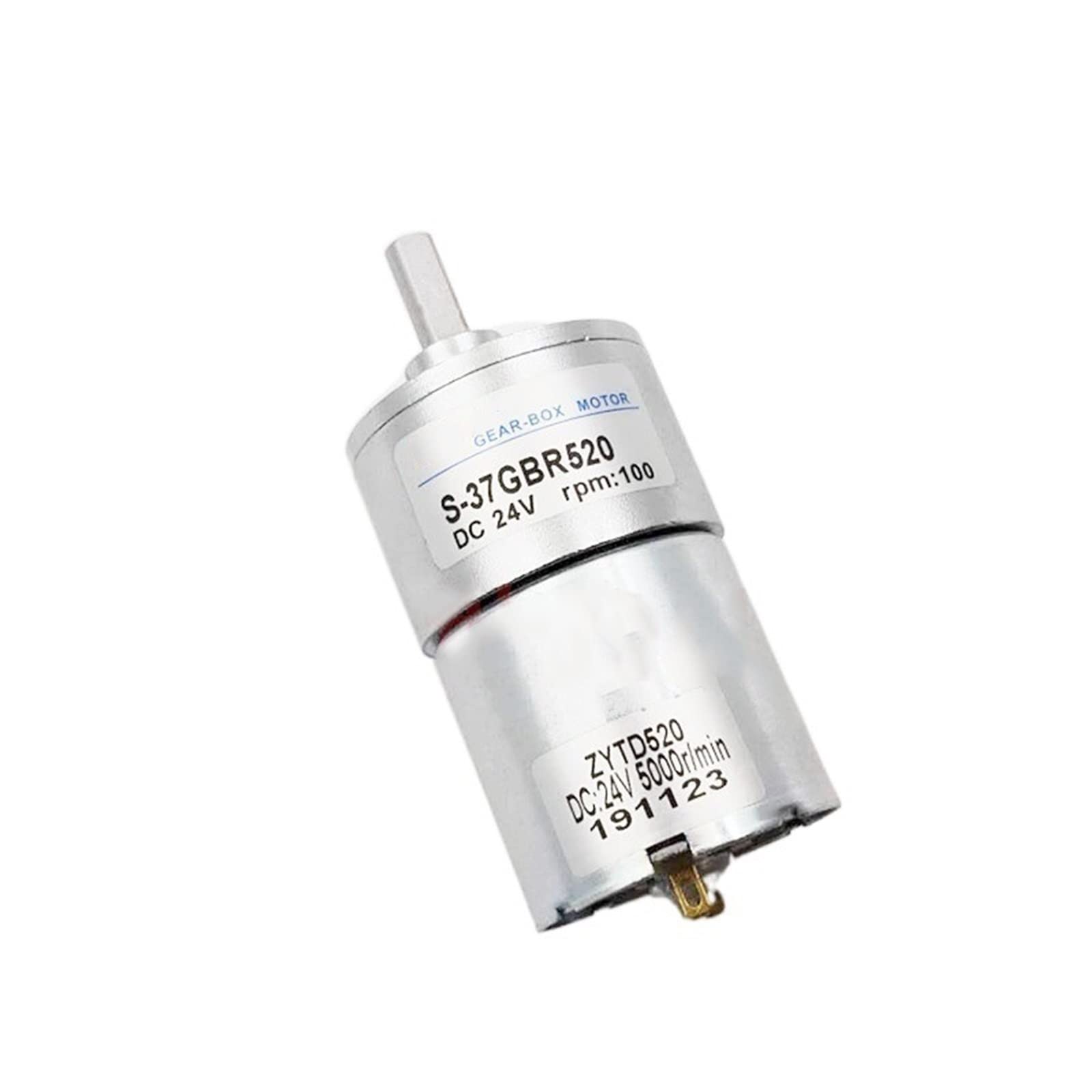 Motor Reductor 37RGB520 24V CC Engranaje Imán Permanente GB37RG 300RPM