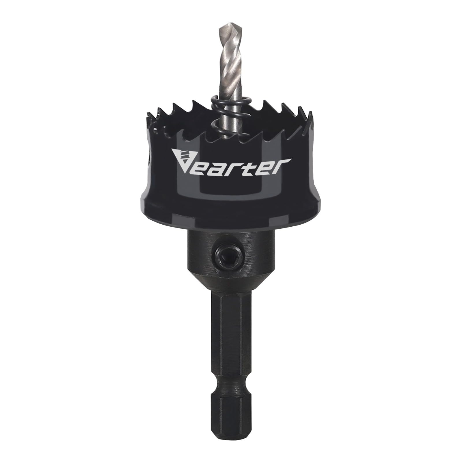 Vearter 29mm Bi-Metal Hole Saw 1/4 Inch Hex Shank, M42 Bimetal Hole Saw, Thin Wall Cobalt Drill Hole Cutter with Arbors for Wood, Sheet Metal, Copper, Plaster, PVC, Steel Plate, Drywall
