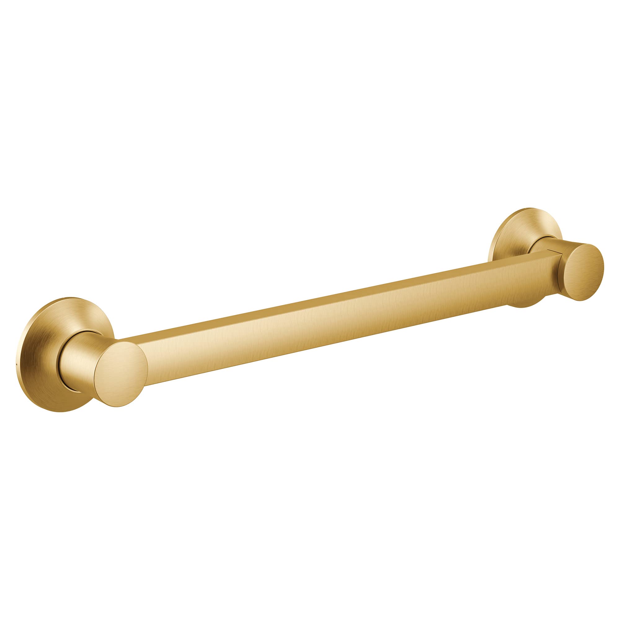 Barre d'appui Moen Flara or brossé pour sécuriser une douche moderne avec style