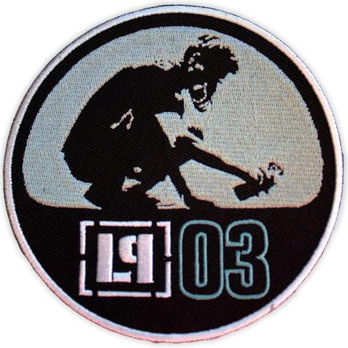 Linkin Park - Patch Ă repasser LP03 (Taille unique) (Noir/Gris)