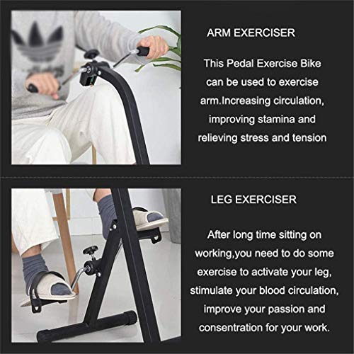 Ejercitador portátil plegable para piernas y brazos con monitor LCD miniatura 4