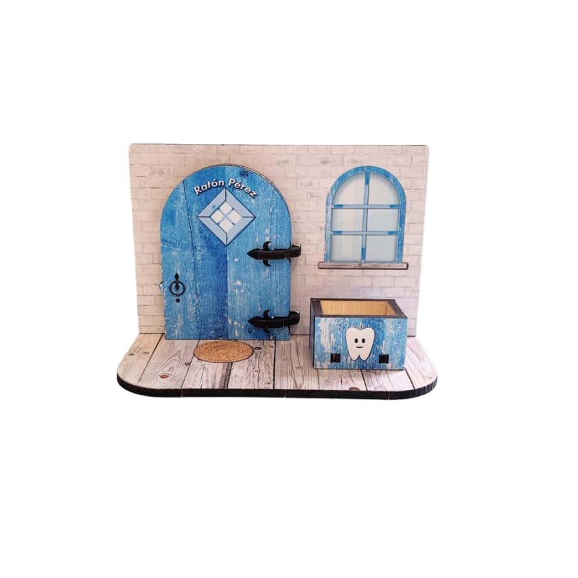 MADERCLIP Magic Door Ratoncito Perez (Blue), 13.5 x 6.5 x 9 cm - Image 3