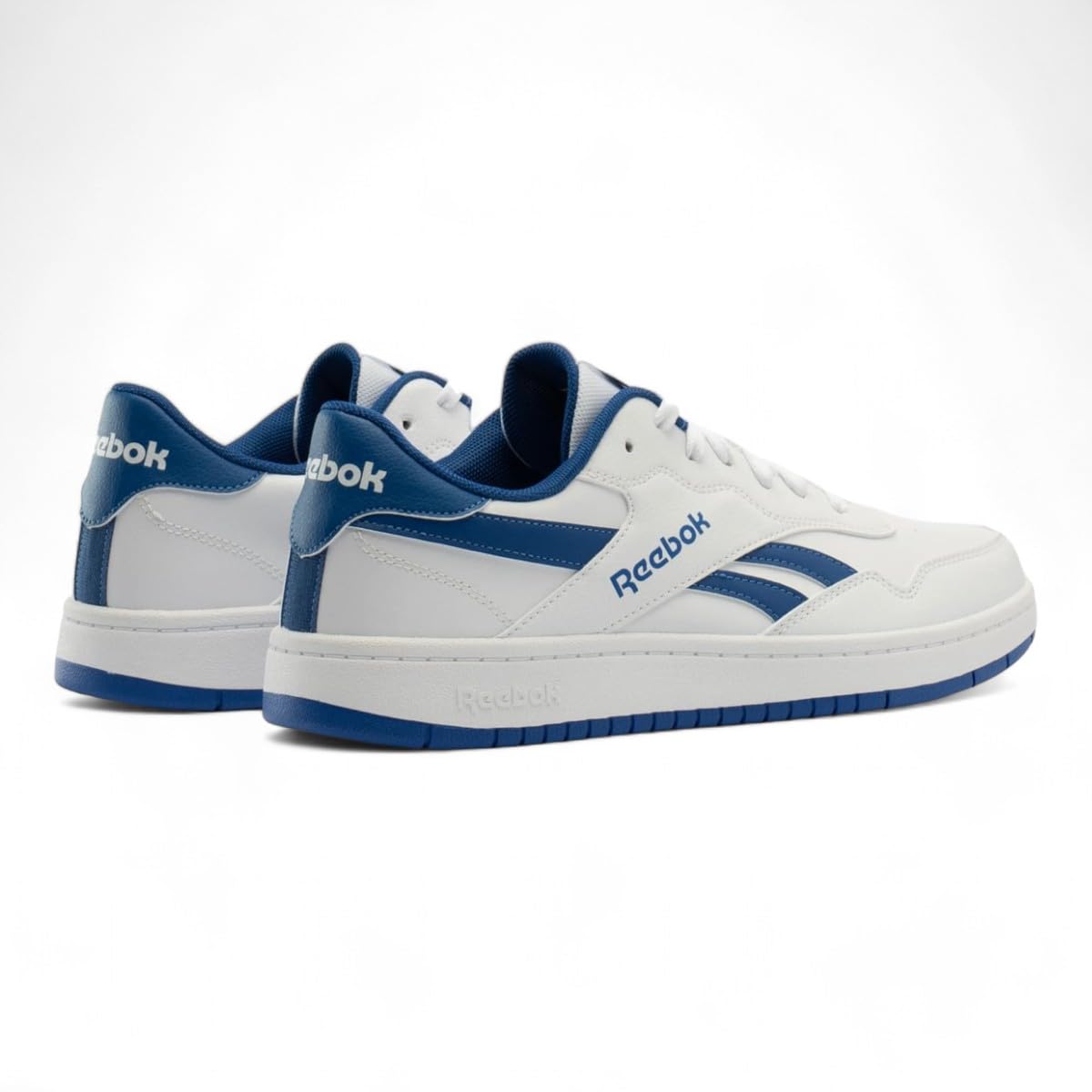 Reebok Unisex GlideSneaker, Weiß, Weiß, Blau, 36.5 EU – Ansicht 2