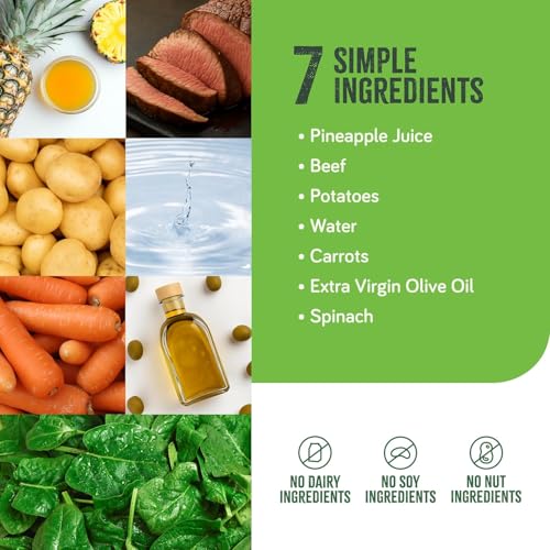 Image of REAL FOOD BLENDS Beef, Potatoes & Spinach Tube Feeding Meal, 12 Pack | Beef, potatoes and spinach tube feeding meal with 11g protein and 23 vitamins and minerals