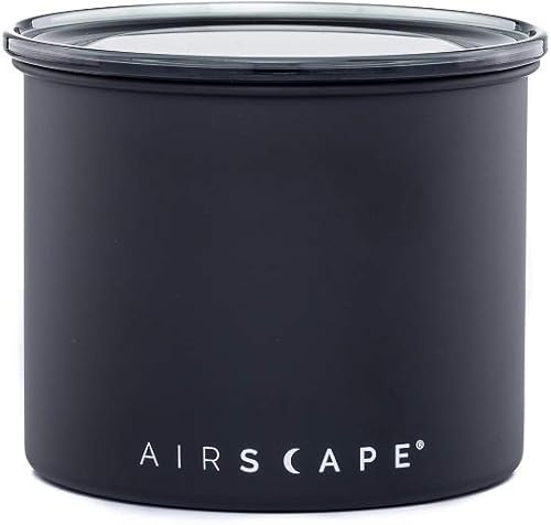 Miniatura 5 de Airscape - Recipiente para café de acero inoxidable, juego de 2, contenedor de almacenamiento de alimentos, tapa hermética patentada de Estados