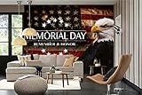 Vlies Fototapete USA-GEDENKTAG 375 x 250 cm (inkl. Kleister) - Vlies Tapete, Wandtapete, Wandbilder...