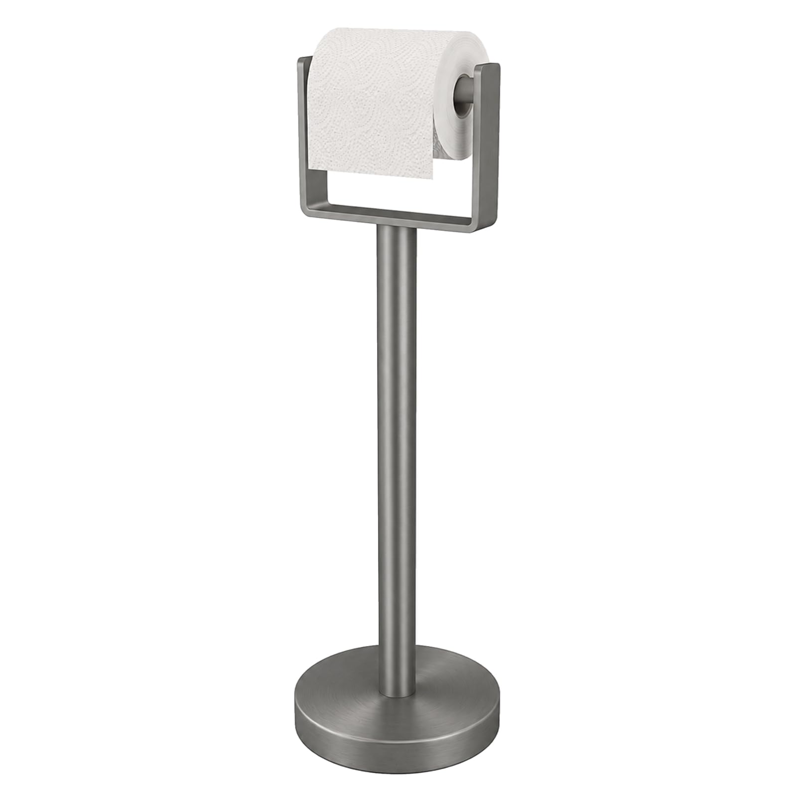 YUMORE Heavy Duty Toilet Paper Holder Stand, Extra-Weighted Base No Tipping — Amazon image 15