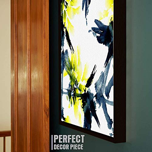 Image of PRINTELLIGENT Luxury Wall Art Floating Frame Canvas Painting 18 x 18 Inch (B)