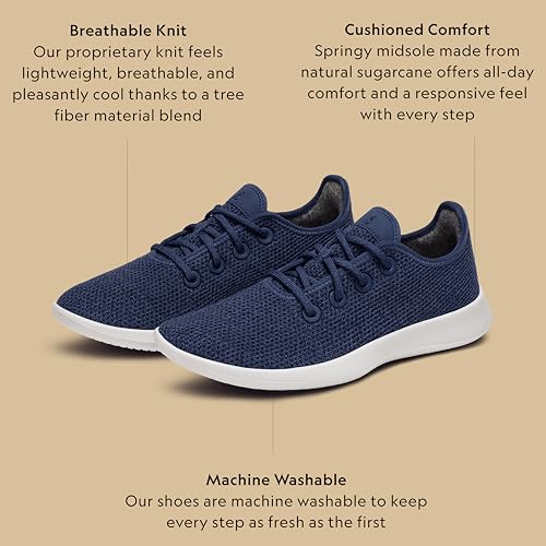 Image of Allbirds Women's Tree Runner, Everyday Sneakers, Machine Washable Shoe Made with Natural Materials
