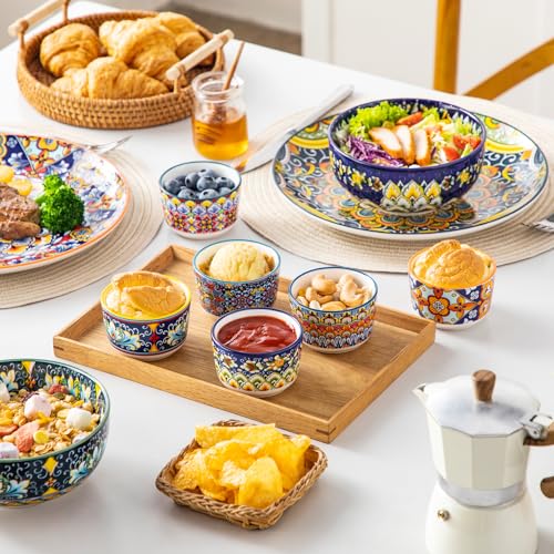 vancasso Creme Brulee Schälchen 120ml, SIMI Souffle Förmchen Backofenfest, Ofenfeste Förmchen 6er Set, Creme Brulee Schalen… – Ansicht 8