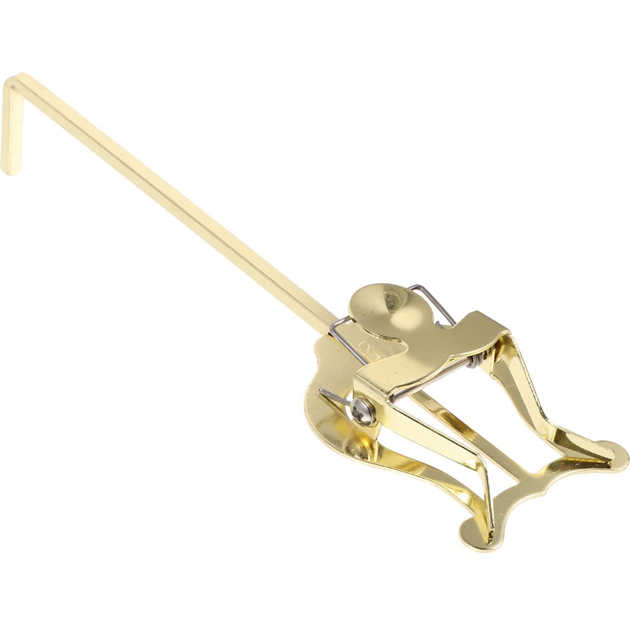 Soporte portátil de metal para partituras, tenedor de marcha, notas musicales Lyra, pinza para trompeta, corneta, ligero y robusto clip para instrumentos de viento
