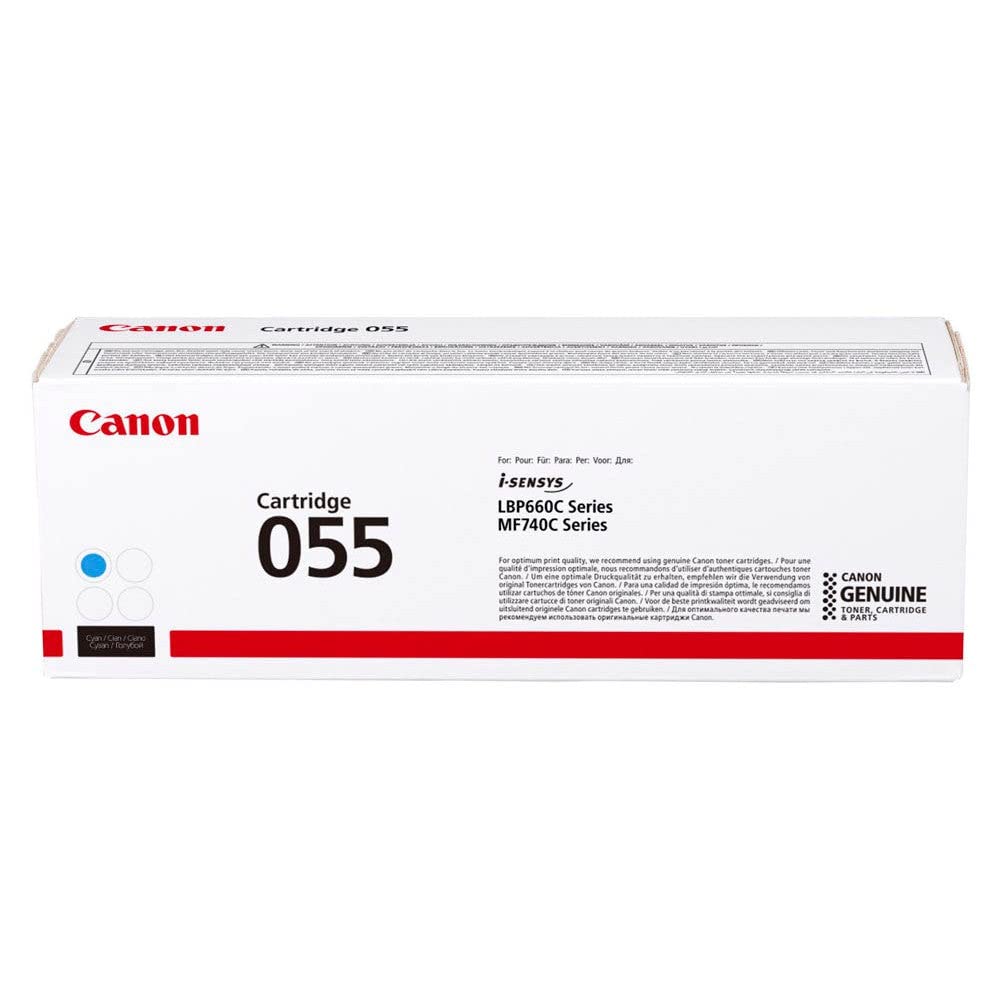 Canon Cartridge 055 C 055, 2100 Pages, Cyan, 1 pc(s), 3015C002 (055, 2100 Pages, Cyan, 1 pc(s))