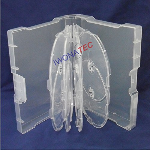 Mega Pack DVD Amaray Étui de 8–36 pièces – transparent