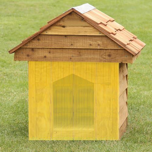 Volet de porte en PVC pour niche de chien extérieur VANZACK