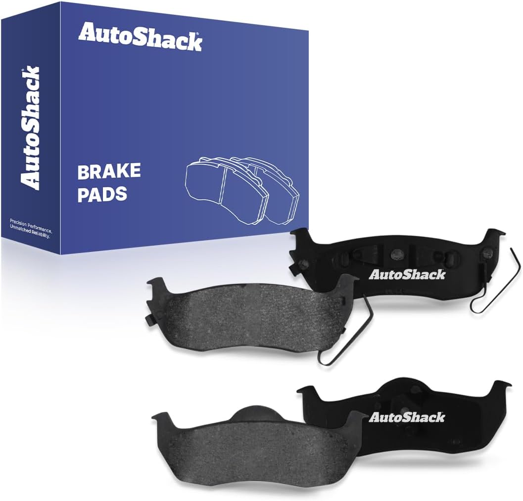 AutoShack Rear Premium Ceramic Brake Pad Set Replacement for 2004-2011 Ford F-150 2006-2008 Lincoln Mark LT 4-PC