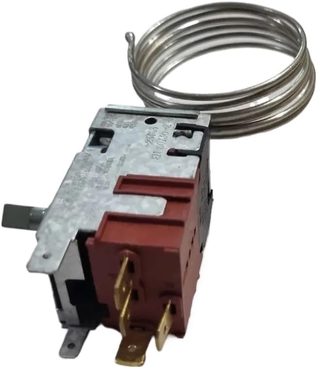 D-anfoss 4ピン冷蔵庫サーモスタット 077B6208 業務用シングルドア ダブルドア冷蔵庫温度制御スイッチと互換性あり