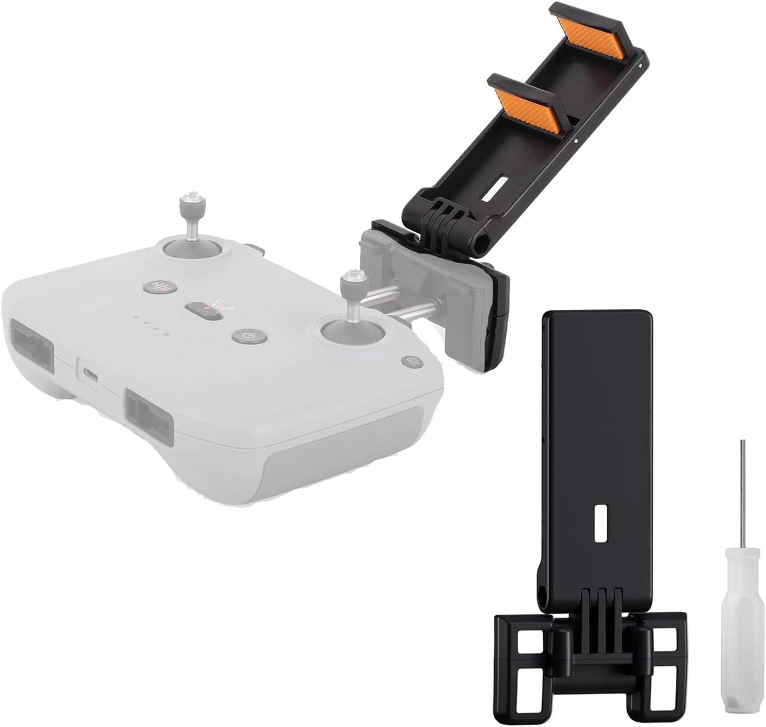 Azonee Adjustable Tablet Bracket Holder Mount for DJI Neo/AIR 3S/Mini 4 Pro, Foldable Stand for DJI RC-N3/N2/N1 Remote Controller, 7.9-11 Inch, Drone Accessories