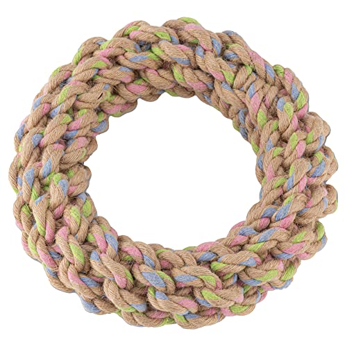 Beco-Hemp-Rope-Jungle-Ring-Tough-Durable-Dog-Toy-Chew-Tug-Pull-Throw-Playtime - Cucciolini Doodles   Beco-Hemp-Rope-Jungle-Ring-Tough-Durable-Dog-Toy-Chew-Tug-Pull-Throw-Playtime