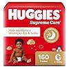 Huggies, Fralda Supreme Care, G, 160 fraldas