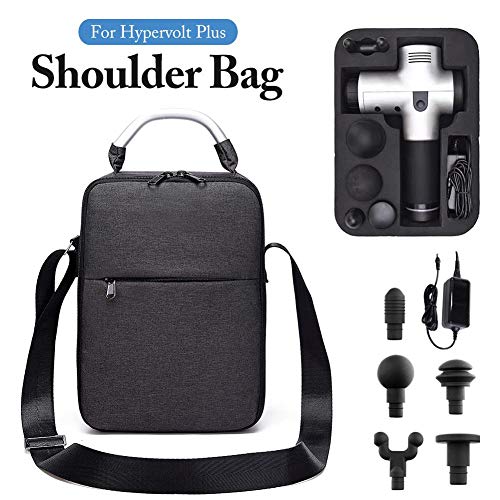 Preisvergleich Produktbild Rikey Massagepistole Faszienpistole Crossbody, für Hypervolt Plus Faszienpistole Aufbewahrungstasche fürHyperice Massagepistole Umhängetasche Crossbody wasserdichte Tasche Kann 5 Massageköpfe on sale