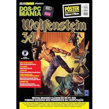 Capa do livro Wolfenstein 3D - Superpôster DOS-PC Mania