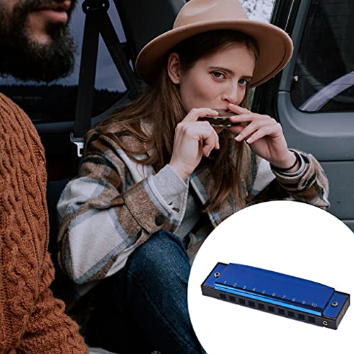 EUIOOVM Ten Holes C Key Harmonica diatonique Durabilité pour débutants adultes - Les Beatles, Paul McCartney, John Lennon, RIngo Starr, George Harrison EUIOOVM Ten Holes C Key Harmonica diatonique Durabilité pour débutants adultes – Image 4