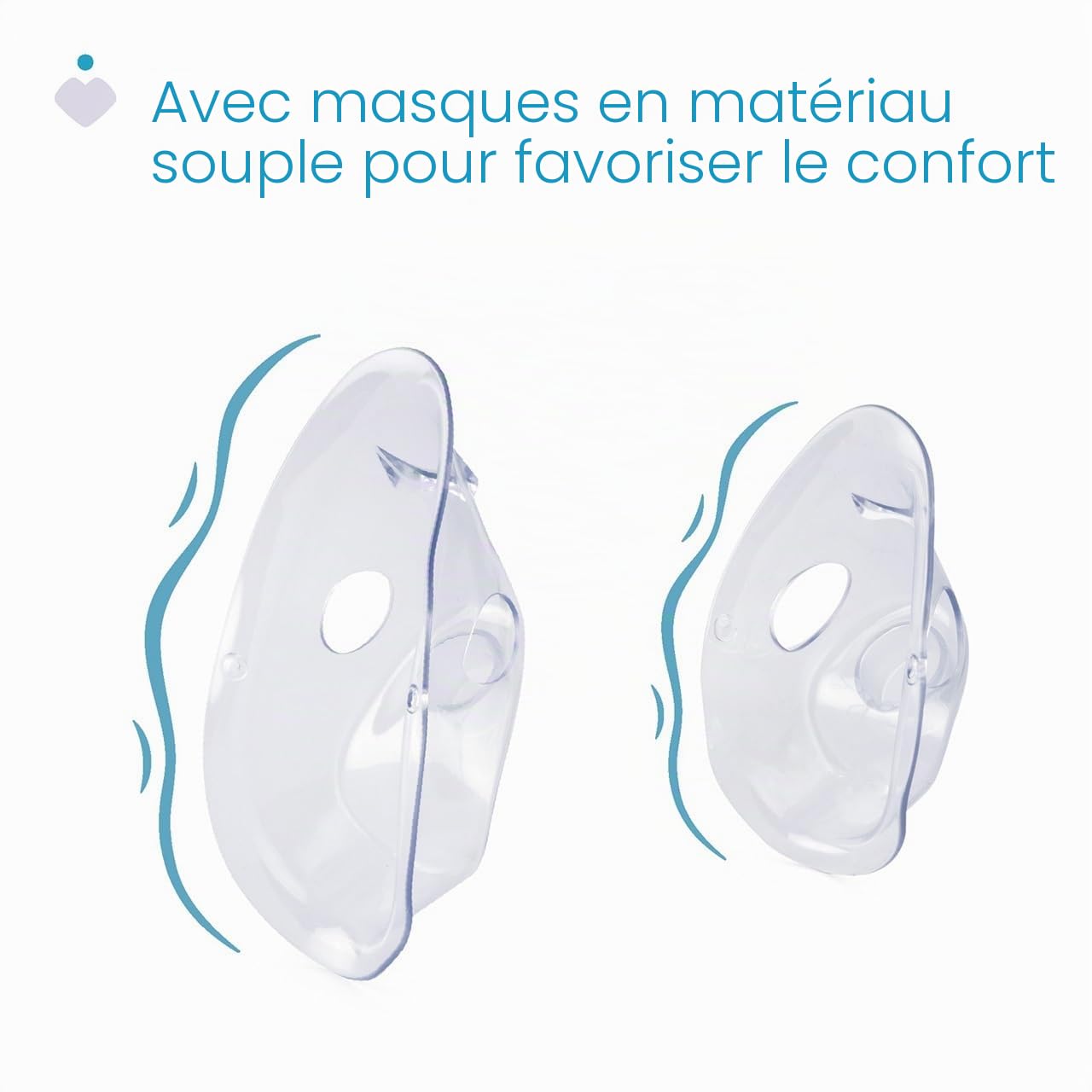 Chicco Aerosol Easy Breath Baby, a Forma di Simpatico Pinguino, Aerosol a Pistone per Neonati, Bambini e Adulti, Aerosol Portatile, Ultracompatto, Con Due Mascherine Morbide Ed Ergonomiche, 0 Mesi+