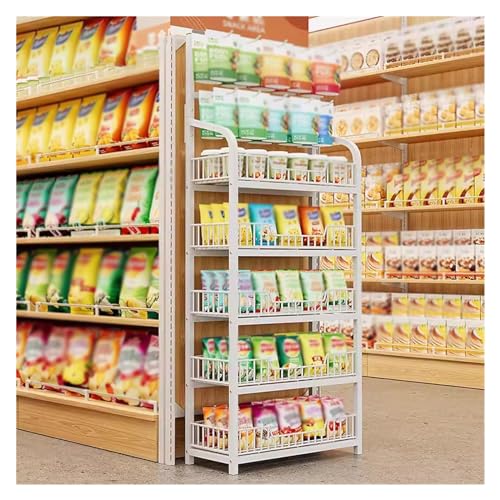 Estante de exhibición de bocadillos para mejorar las ventas en tiendas