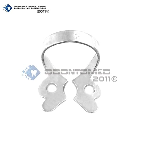 Miniatura 2 de odontomed2011Endodontic Dam de goma abrazadera # 2instrumentos dentales