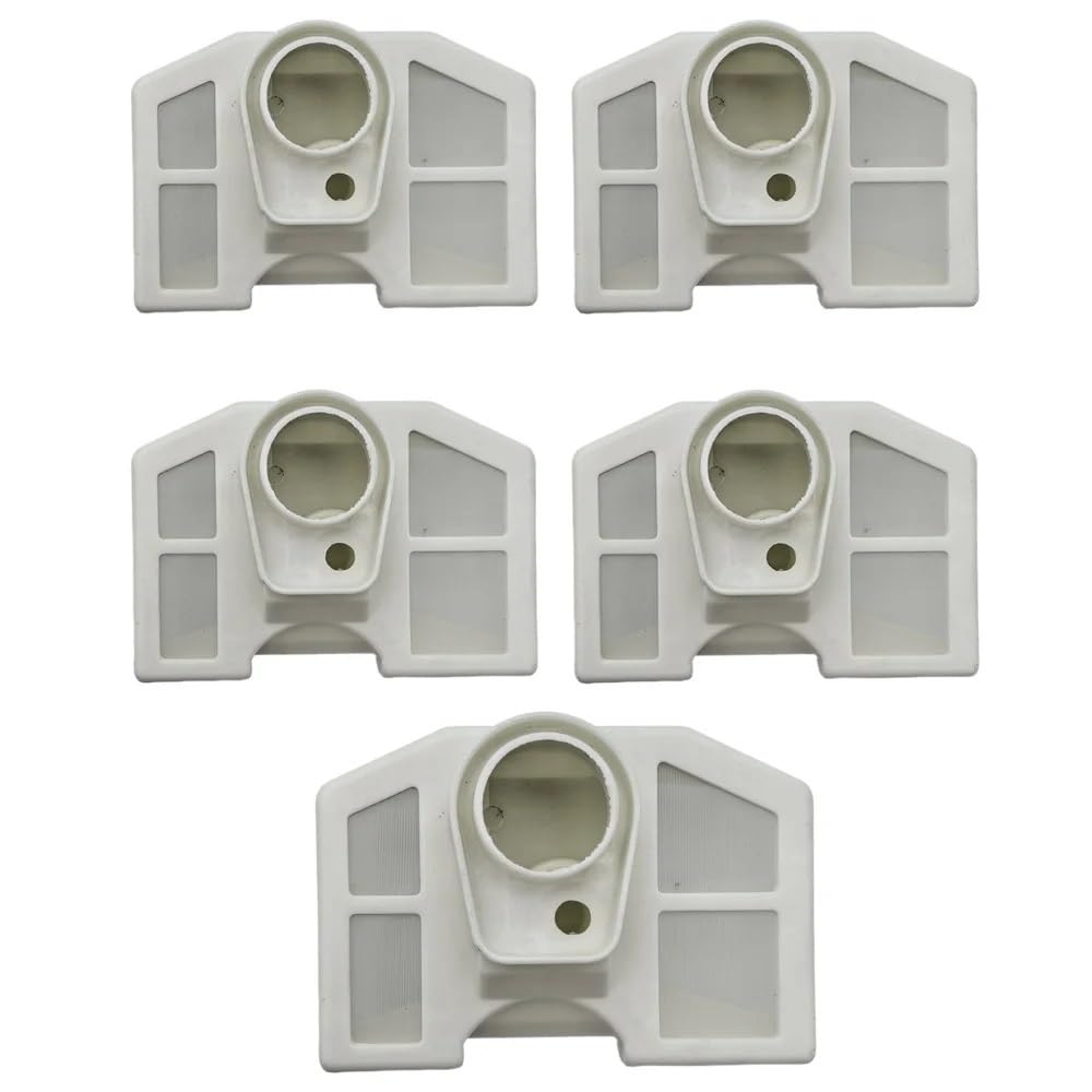 5 filtros de aire for motosierra de gasolina de 45 cc, 52 cc y 58 cc, repuestos for motosierra G4500, G5200 y G5800.