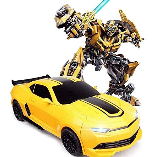 Best Bargain Woote One Button Deformed Autobot Race Mini RC Car Vehicle Gesture Sensing Deformation ...