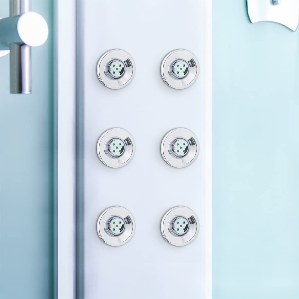 Duschkopf 6 teile/los Sprühdüse Hydraulische Akupunktur Massage Wassereinsparung Dusche Kopf Düsen Dusche Kabinenraum Zubehör Badezimmer Duschkopf Mit Schlauch