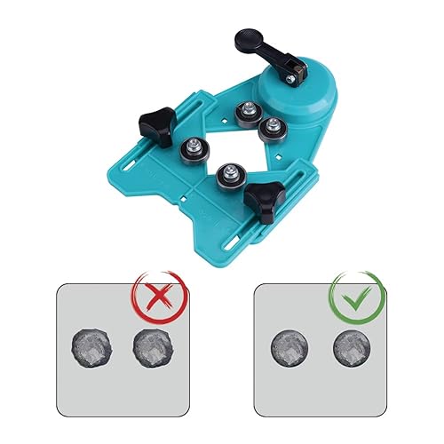 Miniatura 8 de Guía de sierra de agujero de broca, 0.157 in a 3.150 in, localizador de punzón ajustable, accesorio de plantilla, base de succión al vacío, ventosa,