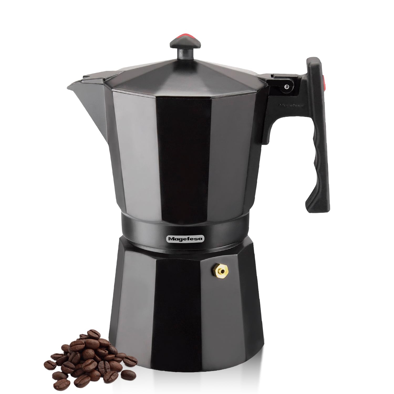 Amazon.com: Magefesa Colombia Noir Stovetop Espresso Moka Pot, 12