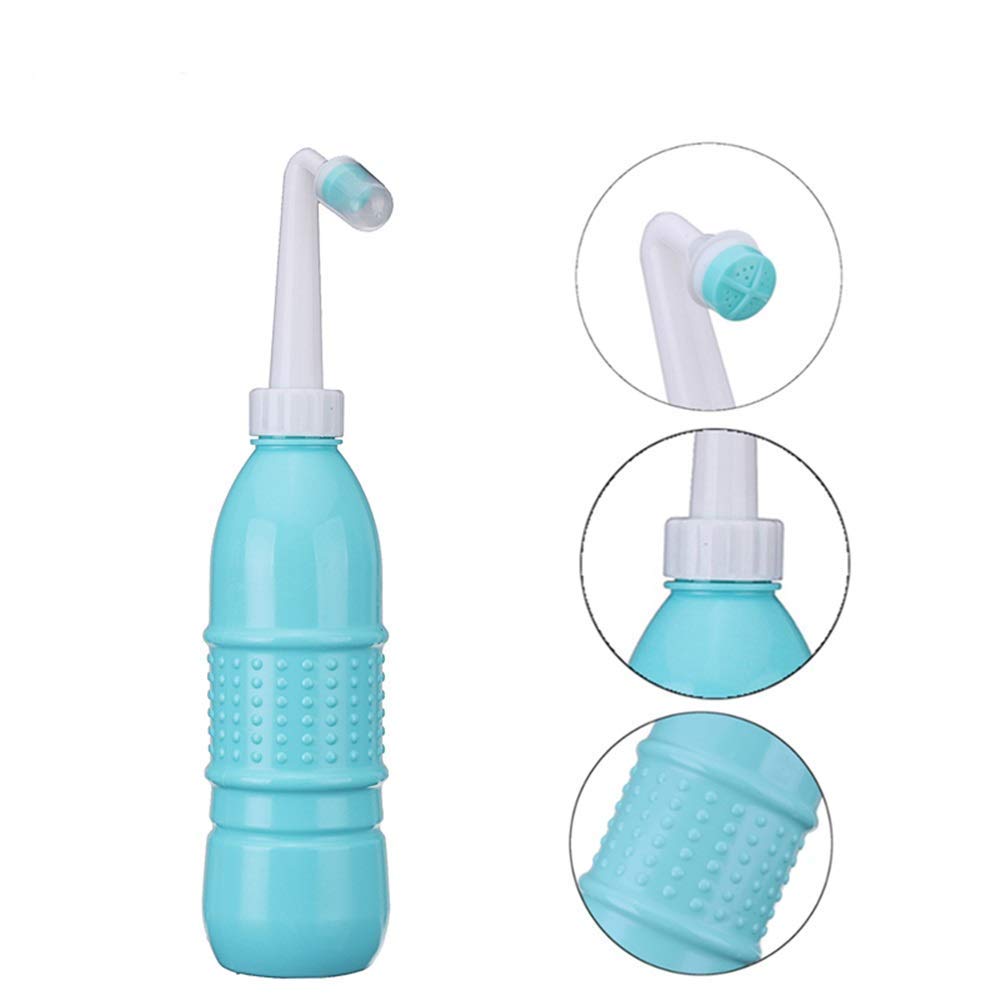 Travel Bidet Bottle Portable Bidet Sprayer Hand held Bidet 500ml for Personal Hygiene Care Extra Long Pointed Nozzle — view 3