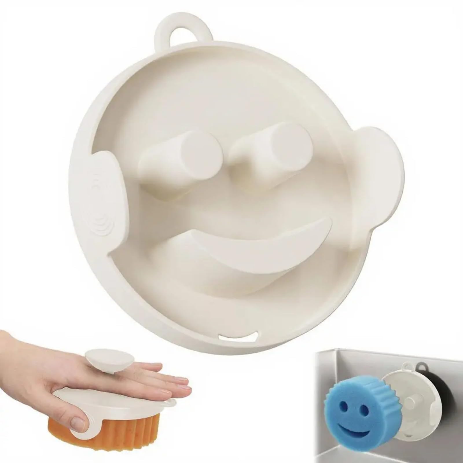 NMFLAB Sturdy Dishes Sponge Stand Sink Organizers for Organized Sink Area Quick Dry Design and Simple Maintenance Sponge Holders Kitchen