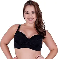 Sutiã plus size sutiã reforçado com bojo sustentação Carol